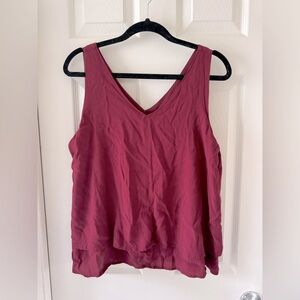Loft women’s tank top size L in red